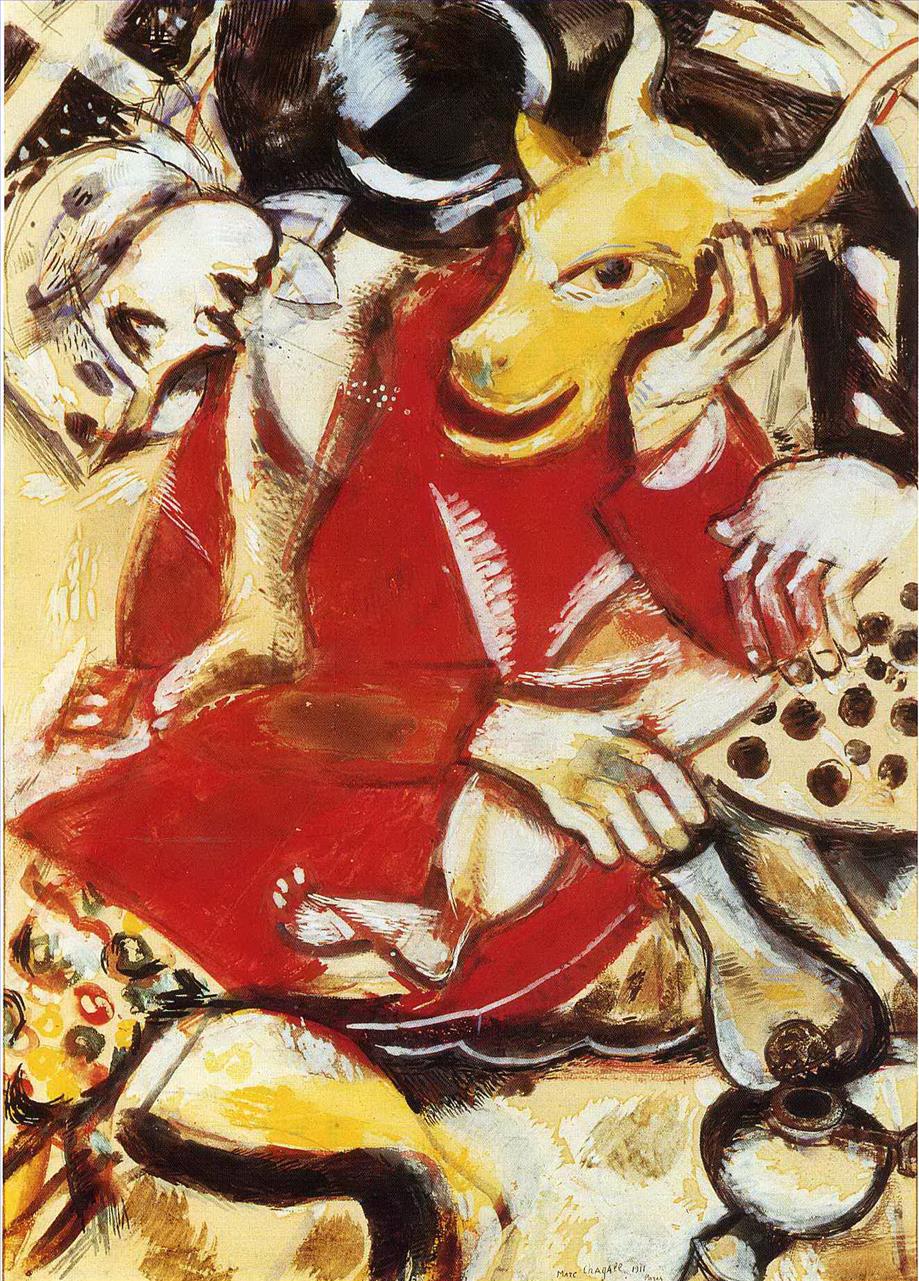 To My Betrothed contemporary Marc Chagall Oil Paintings